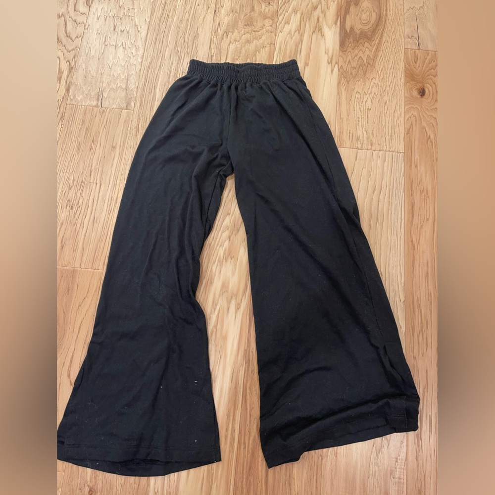 Black Wide-Leg Pants